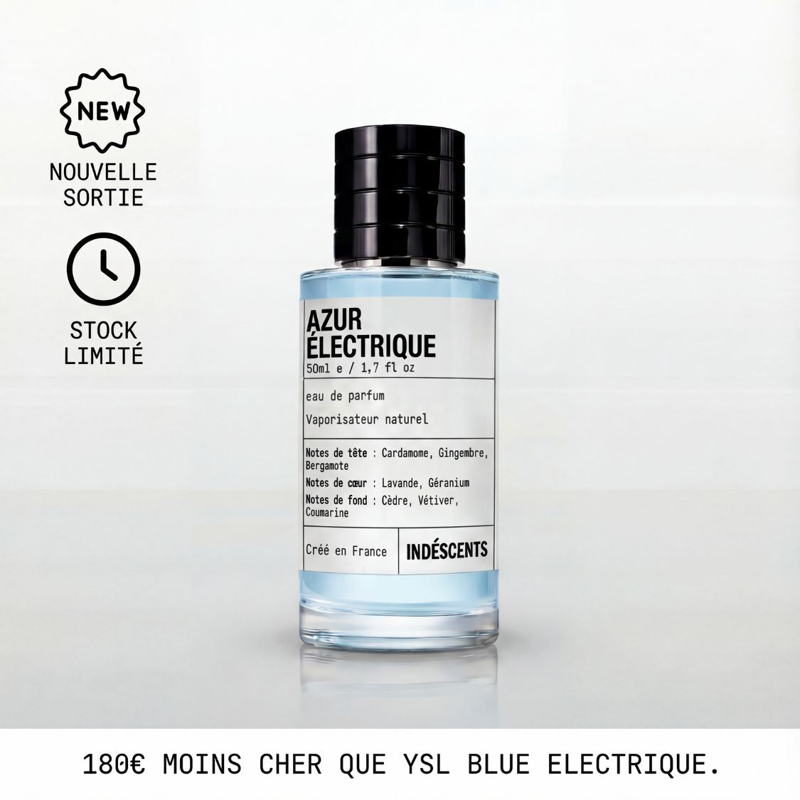 …sent comme "YSL Bleu Électrique"